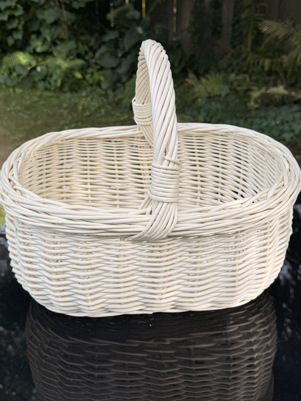 Handwoven Oval Willow Baskets