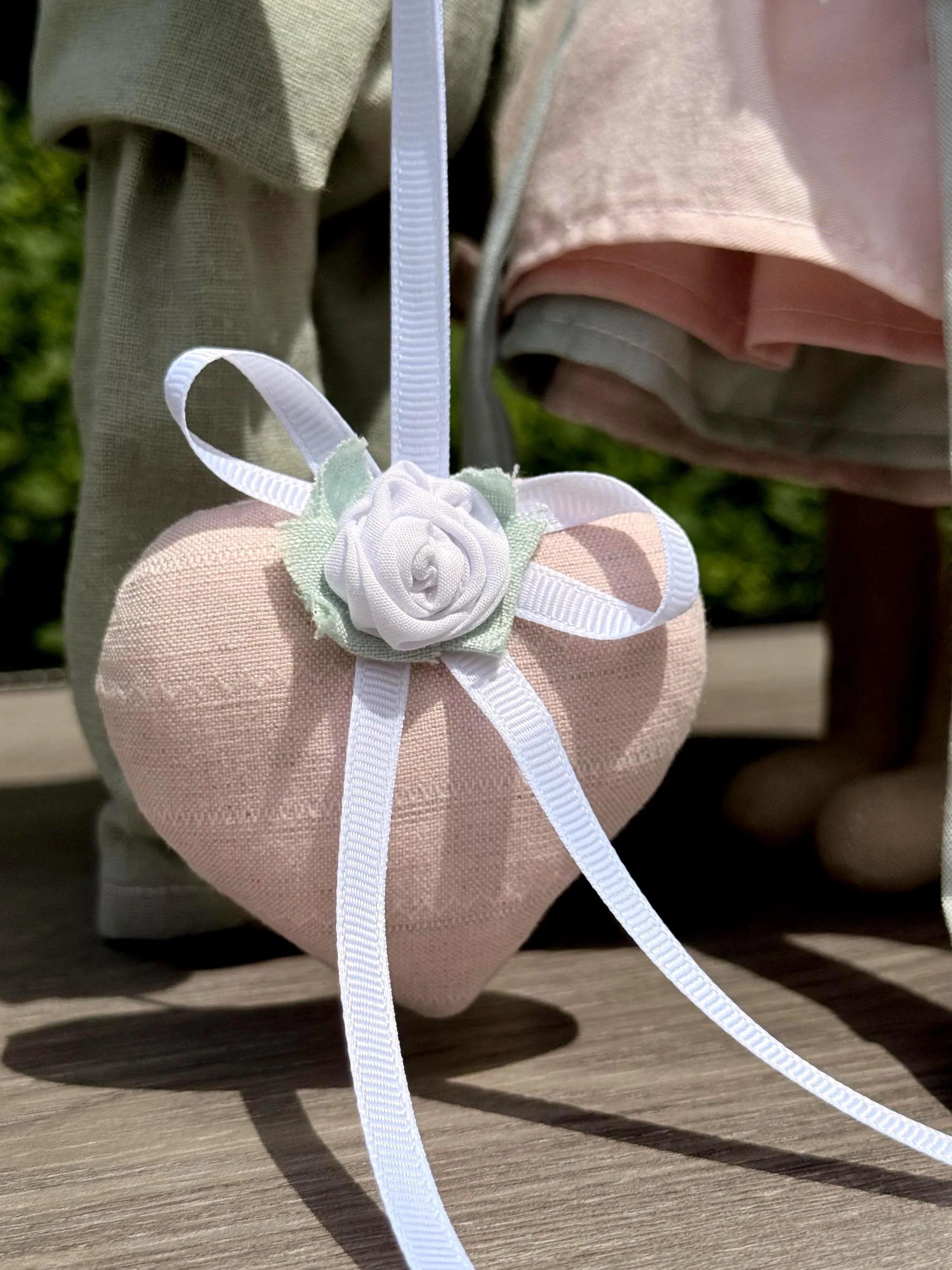 Handmade Wedding Bunny Couple: Pastel Fabric Dolls, Bridal Gift