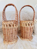 Handmade Ukrainian Wicker Basket – Epiphany Water Blessing, Natural or White Willow