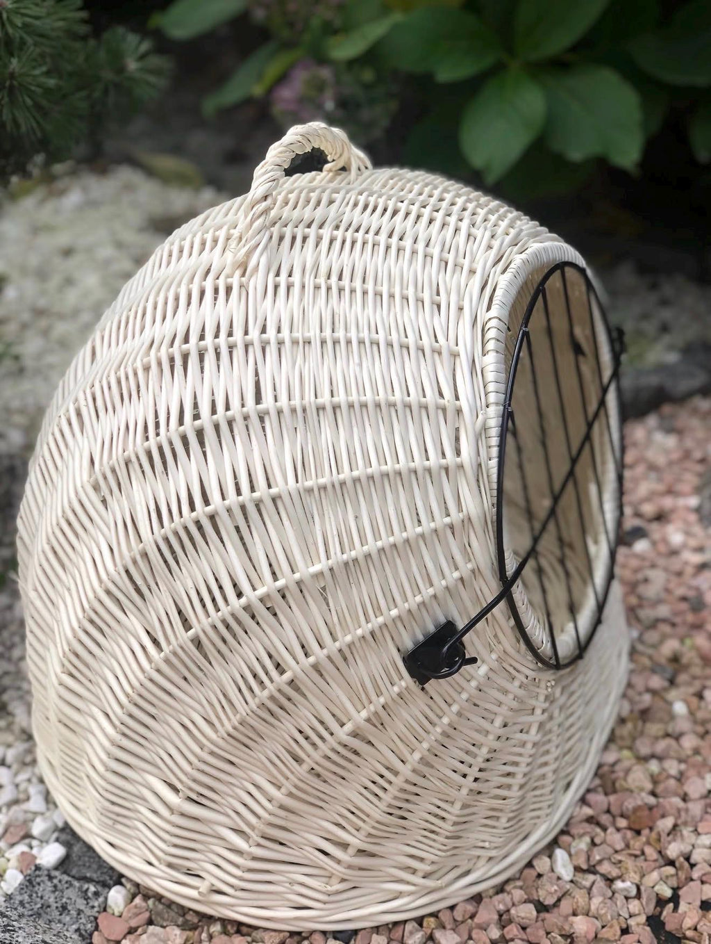 Handwoven Wicker Pet House | Natural Willow Cat Bed | Cozy Pet Hideaway | Small Dog House | Handmade Pet Furniture