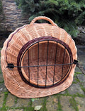 Handwoven Wicker Pet House | Natural Willow Cat Bed | Cozy Pet Hideaway | Small Dog House | Handmade Pet Furniture