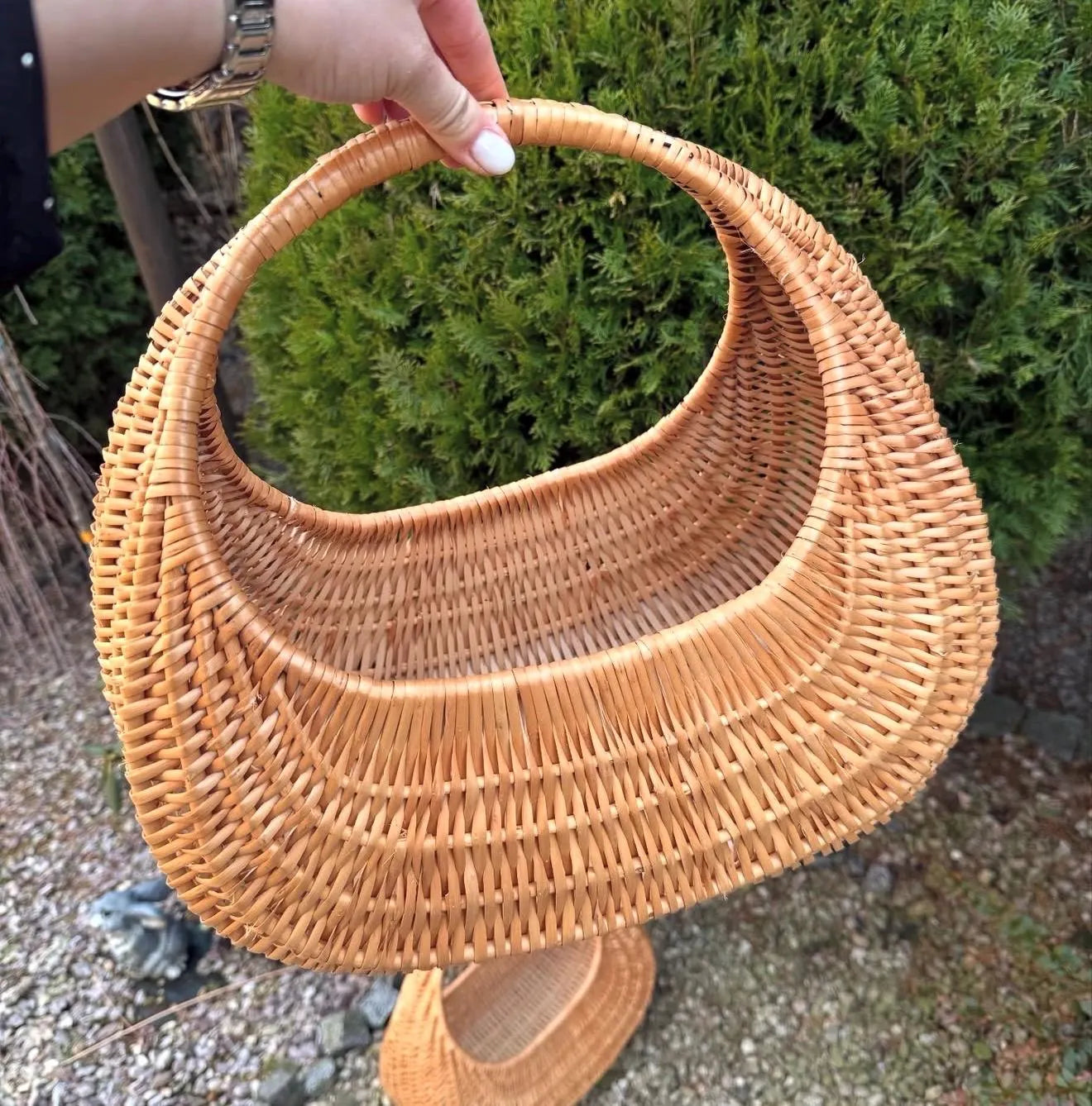 Handmade Willow Handbag | Woven Wicker Purse | Natural Basket Bag | Boho Summer Tote | Artisan Willow Bag