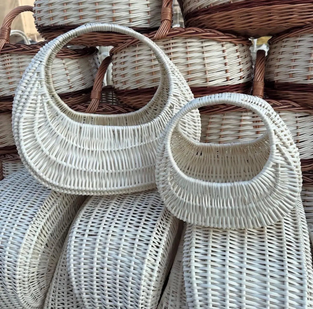 Handmade Willow Handbag | Woven Wicker Purse | Natural Basket Bag | Boho Summer Tote | Artisan Willow Bag